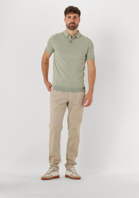 Groene GENTI T-shirt POLO BUTTON SS K2046-1260 - large