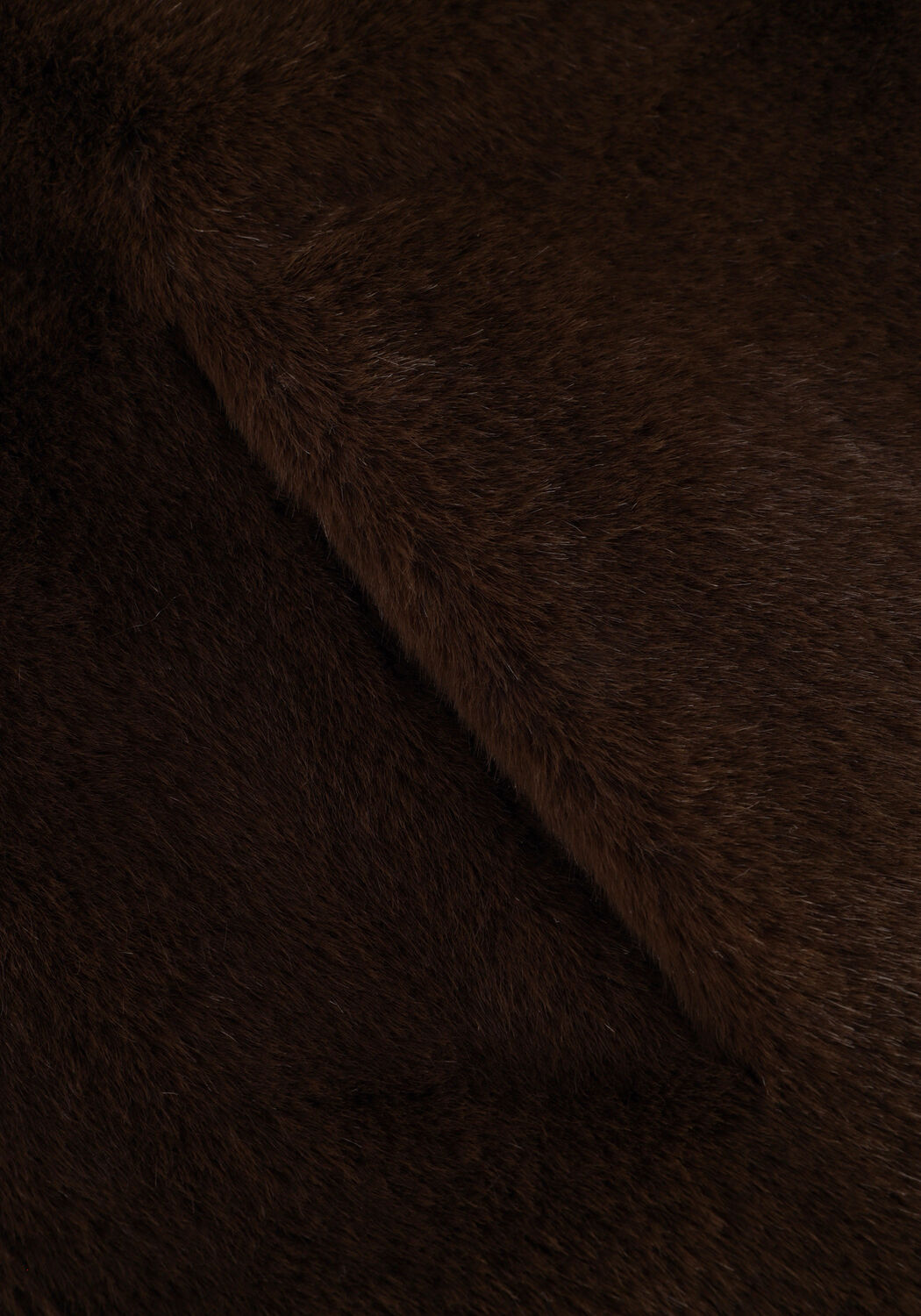 STAND STUDIO Manteau en fausse fourrure CAMILLE COCOON COAT en marron - large