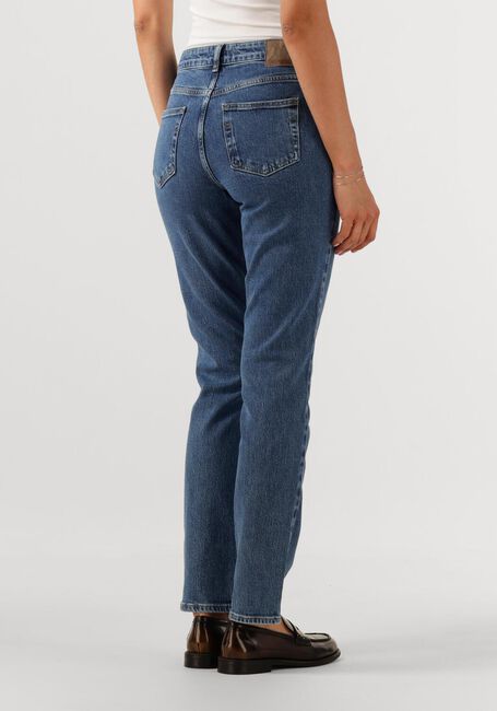 Donkerblauwe SELECTED FEMME Slim fit jeans SLFSLIM BEA-KORI MW JEANS - large