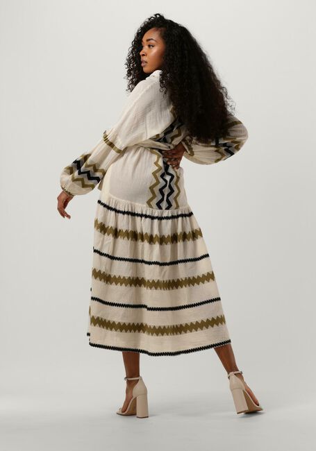 Gebroken wit DEVOTION Midi jurk MOYRTERI - large