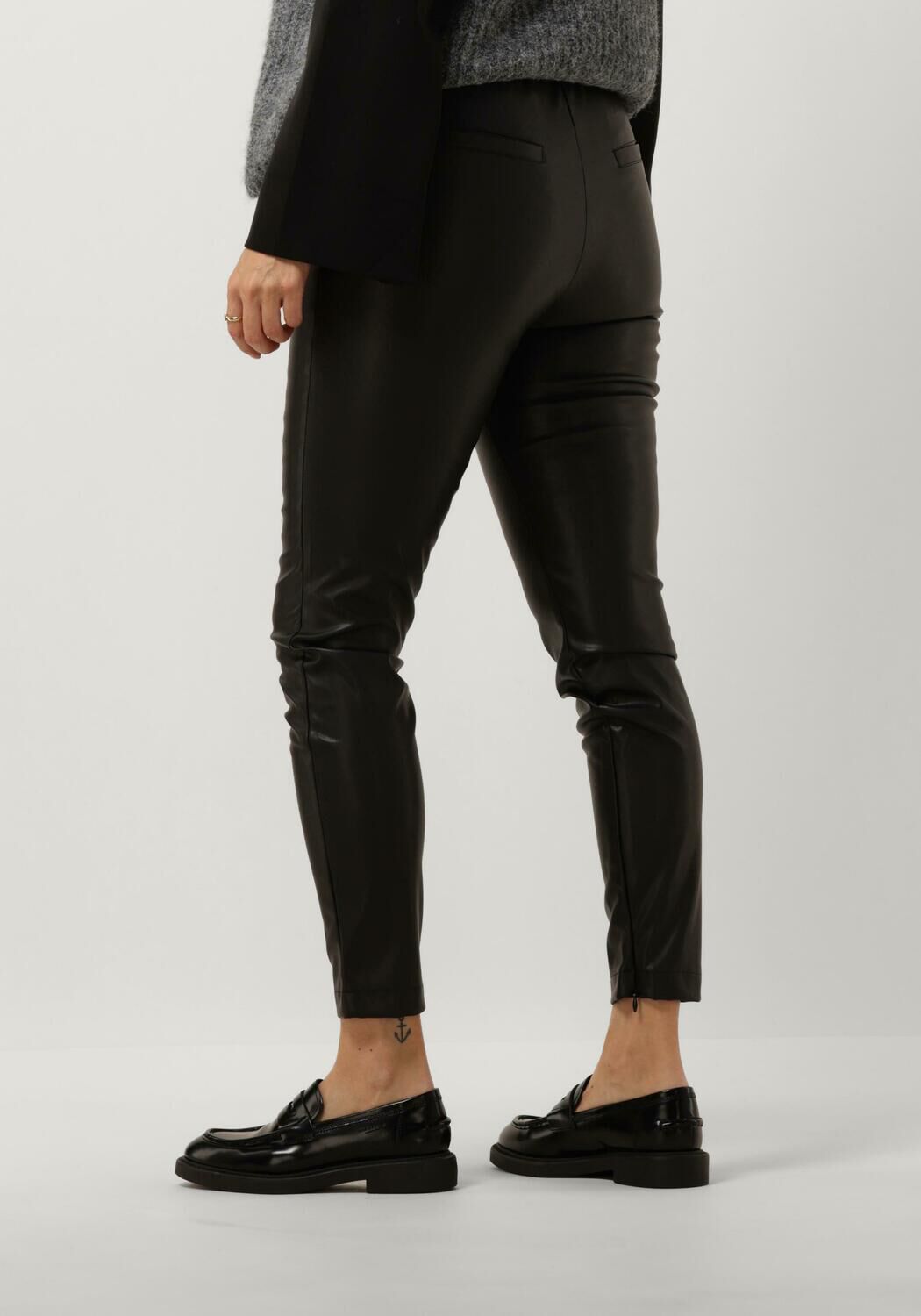 SIMPLE Legging JER POLY PU 23 1 en noir Omoda