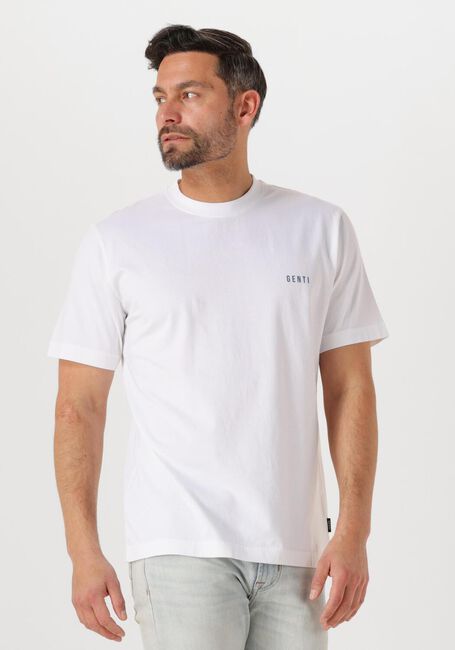 GENTI T-shirt T-SHIRT SS J2042-1223 en blanc - large