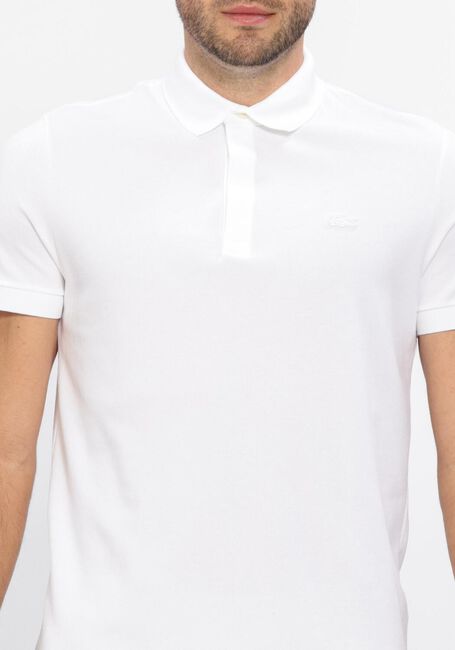 LACOSTE Polo REGULAR FIT COTTON BLEND POLO SHIRT en blanc - large