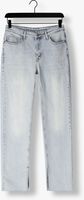 Lichtblauwe MY ESSENTIAL WARDROBE Straight leg jeans DAISYMW 139 HIGH STRAIGHT SLIT
