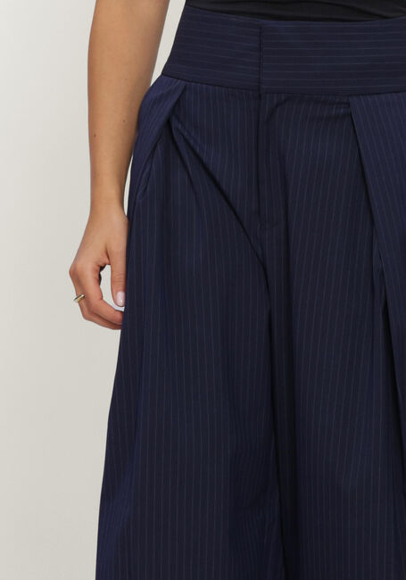 HAUTE L'AMITI&Eacute; NAVY PIN PLEAT TALL PANT Pantalons Bleu fonc&eacute; - large