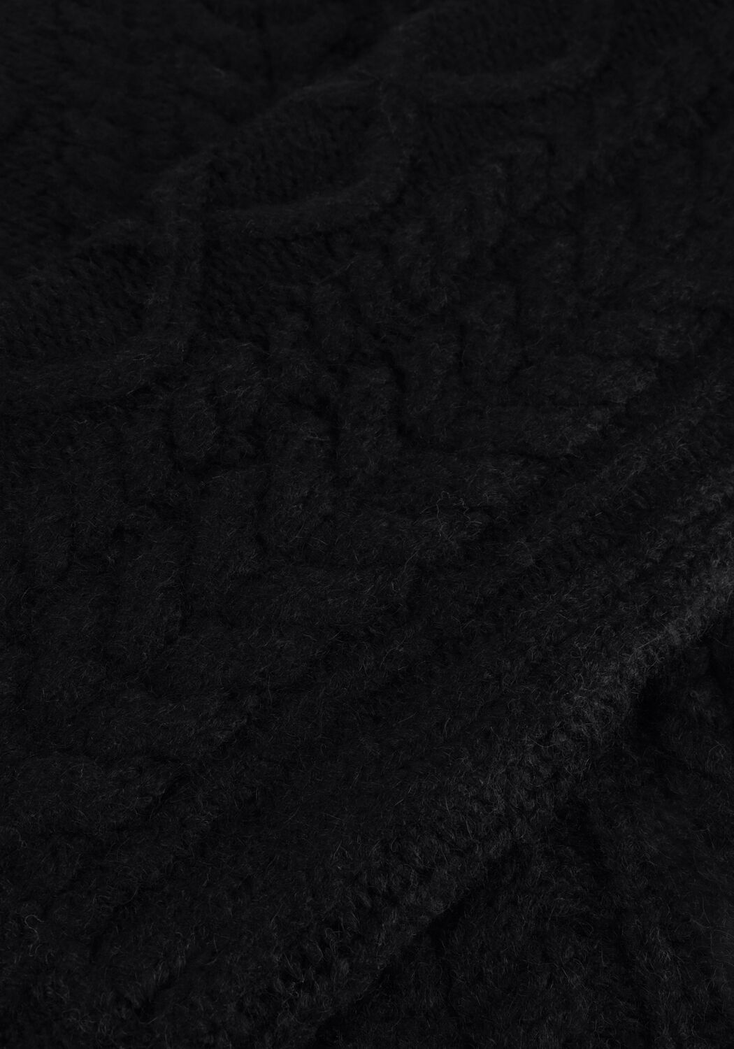 NOTRE-V Col roul&eacute; NV-CHRISSY en noir - large