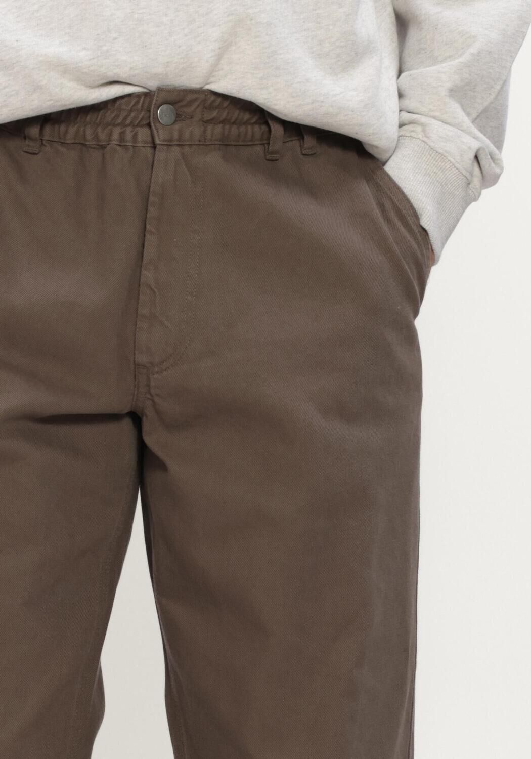 Bruine FOR&Eacute;T Chino CLAY TWILL PANTS - large