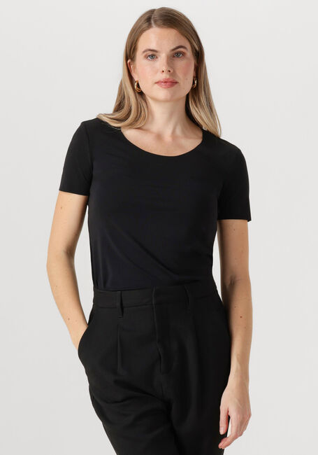 WOLFORD Haut AURORA PURE TOP SHORT SLEEVELESS en noir - large
