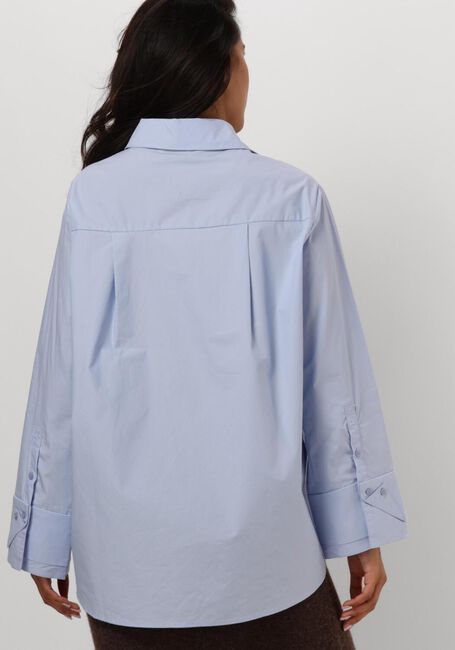 Lichtblauwe NEO NOIR  HESTHER POPLIN SHIRT - large