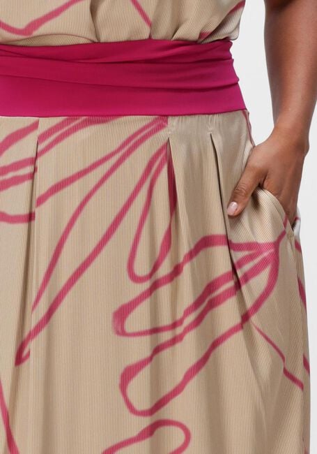 JAPAN TKY Jupe maxi KANA DESSIN en beige - large