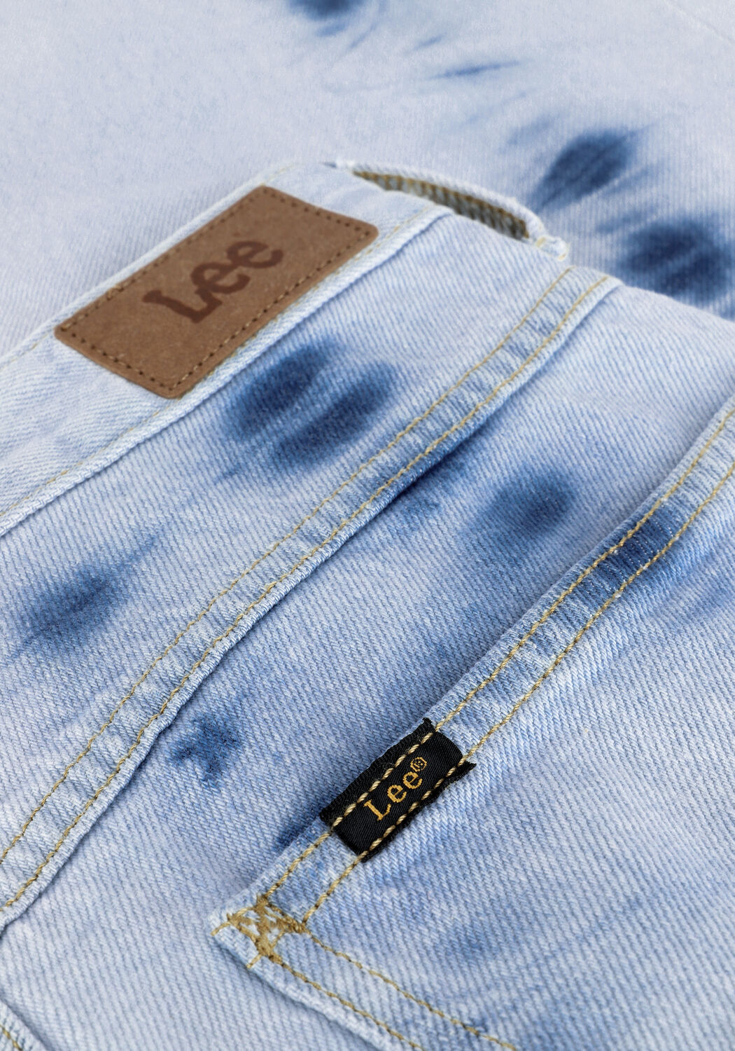 LEE Mom jeans STELLA TAPERD en bleu - large