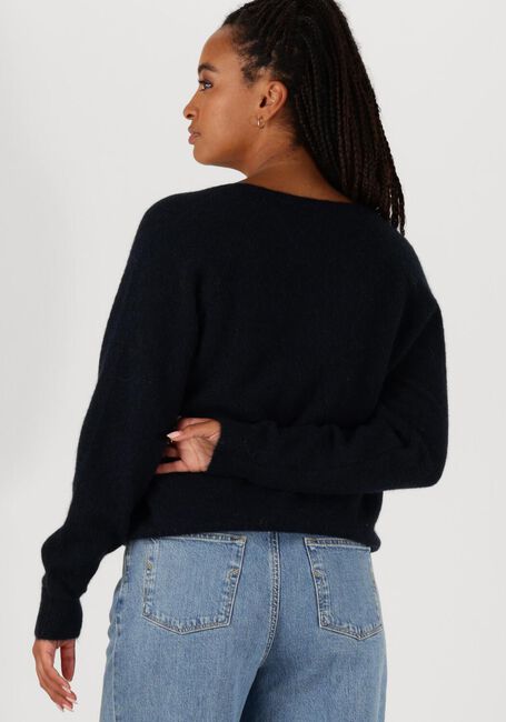 SELECTED FEMME Pull SLFLULU NEW LS KNIT V-NECK B NOOS Bleu foncé - large