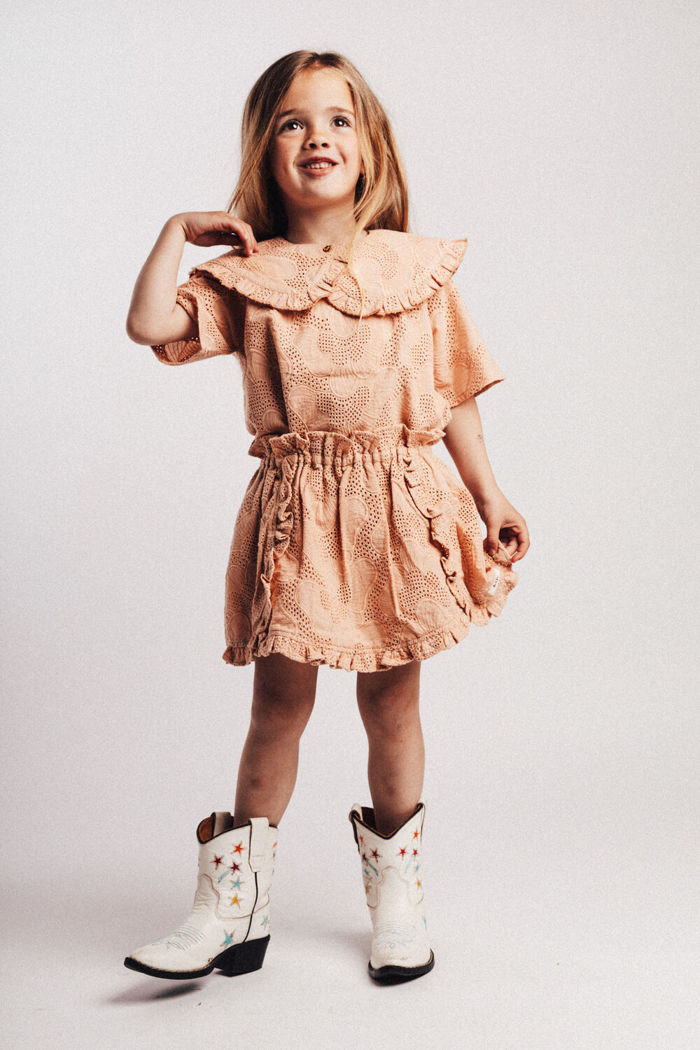 Lichtroze BAJE STUDIO Minirok DEBA - large