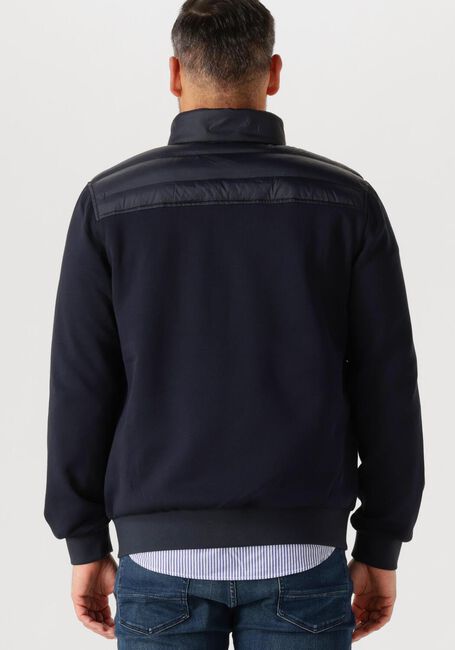 Blauwe TOMMY HILFIGER Gewatteerde jas MIX MEDIA STAND CLLR - large