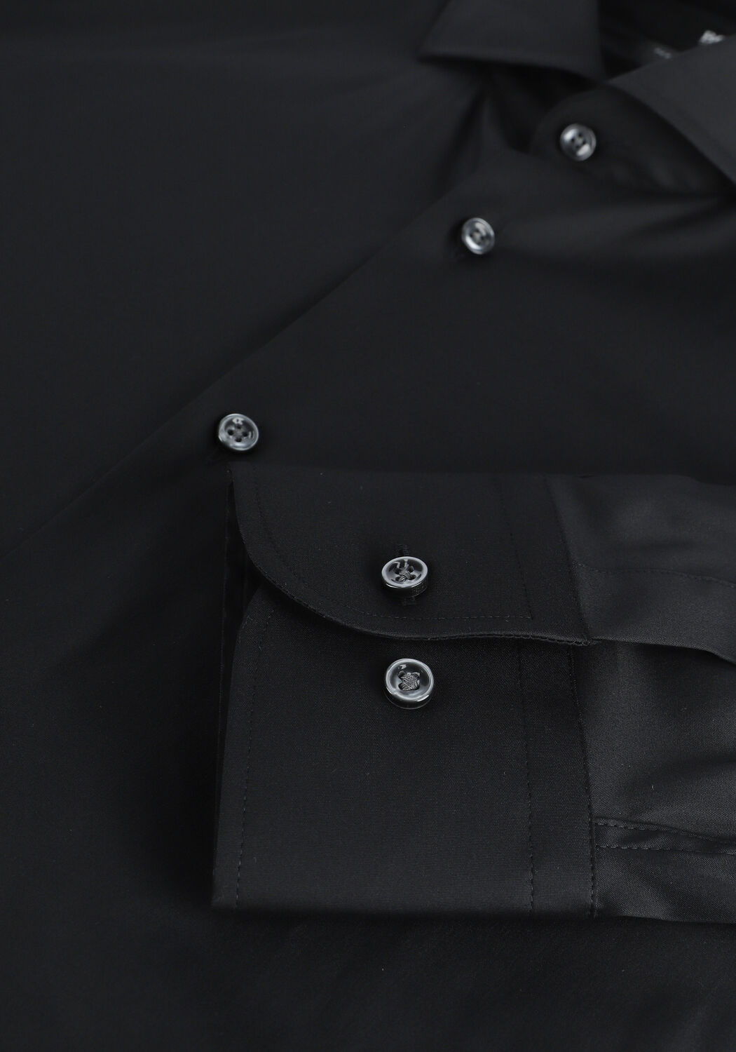 BOSS BLACK Chemise classique P-HANK-SPREAD-214 10151300 01 en noir - large