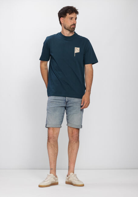 Blauwe G-STAR RAW Jeans 3301 SLIM SHORT - large
