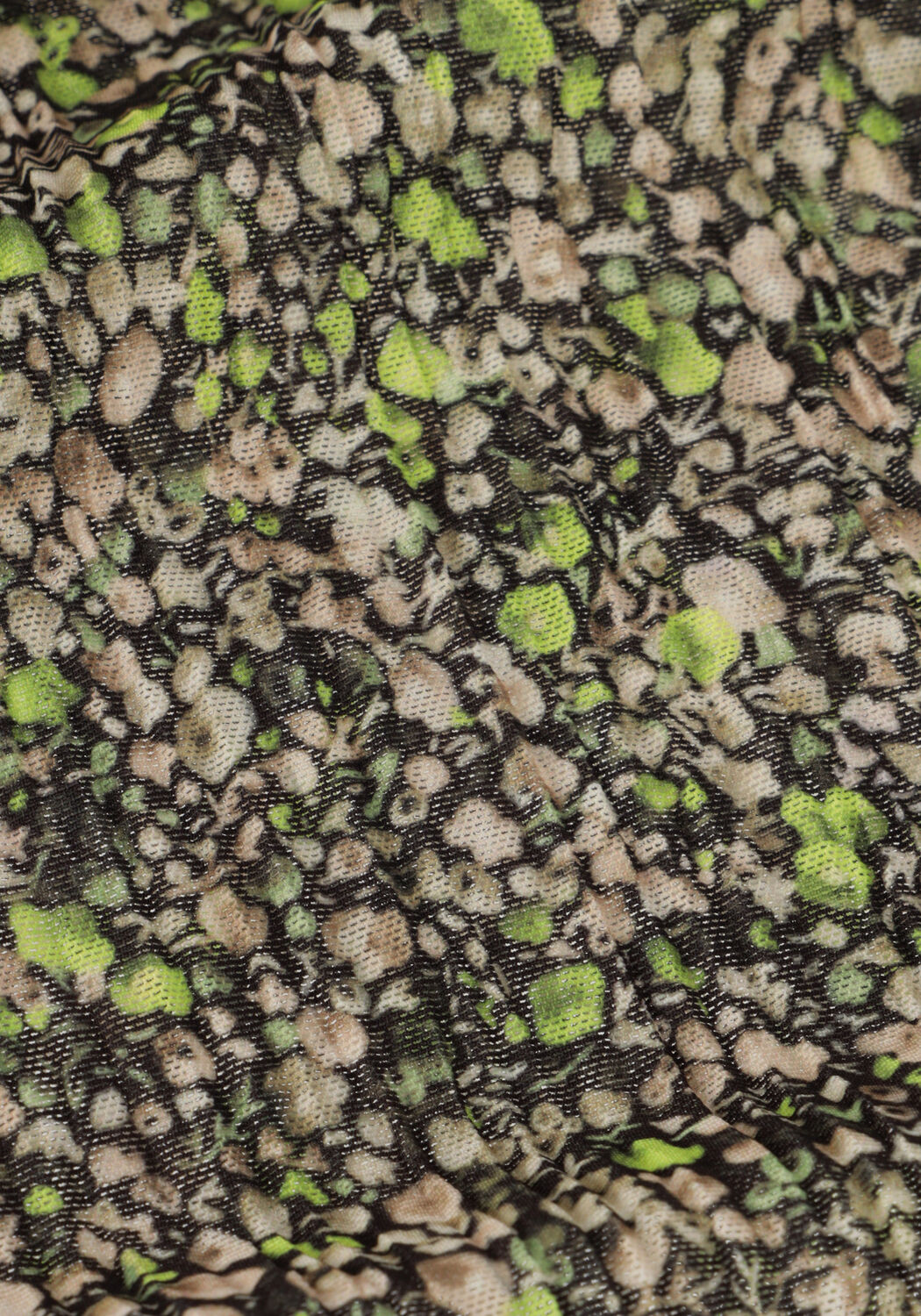 Groene CATWALK JUNKIE T-shirt LS MOSS FLOWERS - large