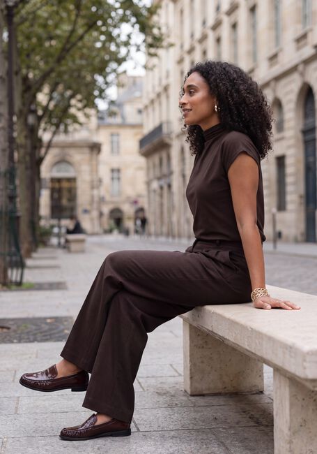 AIMEE THE LABEL MANDYW6 TOP Hauts & T-shirts en marron - large