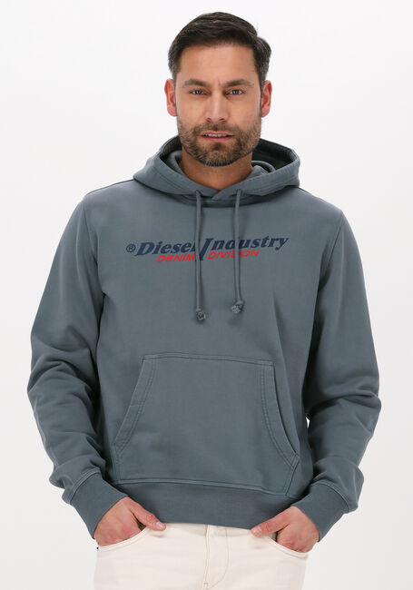 Blauwe DIESEL Sweater S-GINN-HOOD-IND - large