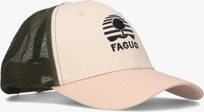 FAGUO TRUCKER CAP HEADS COTTON Casquette en rose - large