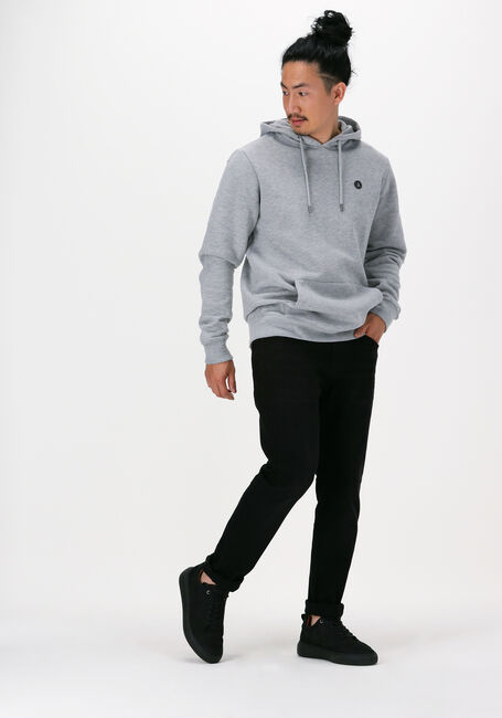 Lichtgrijze ANERKJENDT Sweater AKNIGEL ORGANIC HOODIE - large