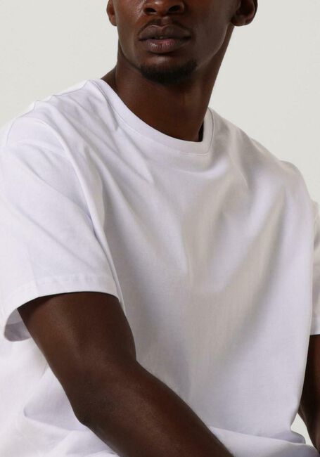 PUREWHITE T-shirt TSHIRT WITH SMALL LOGO AT SIDE AND BIG BACK EMBROIDERY en blanc - large