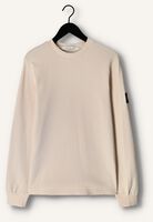 Beige CALVIN KLEIN Sweater MONOLOGO BADGE WAFFLE LS TEE Beige CALVIN KLEIN Sweater MONOLOGO BADGE WAFFLE LS TEE - medium