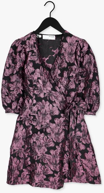 SELECTED FEMME Mini robe SLFANJA-SIV 3/4 SHORT DRESS EX en violet - large