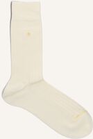 ALFREDO GONZALES Chaussettes MERINO RIB PLAIN en blanc - medium