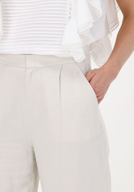 Beige BY-BAR Wijde broek CLASSY TENCEL PANT - large