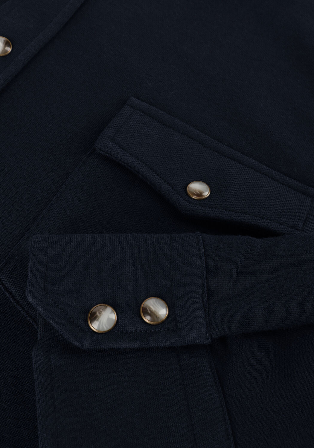 PROFUOMO Chemise d&eacute;contract&eacute; OVERSHIRT WESTER Bleu fonc&eacute; - large