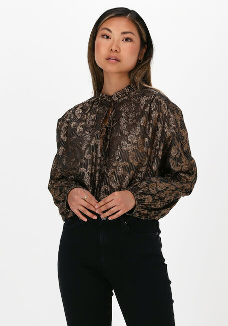 Zwarte SUNCOO  BLOUSE LEAF - large