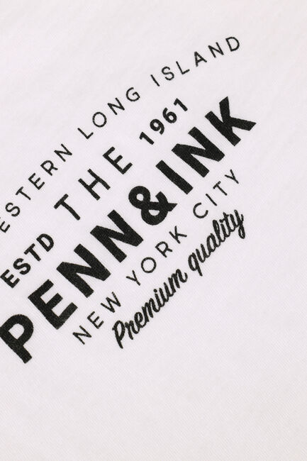Witte PENN & INK T-shirt S23F1248 1 - large