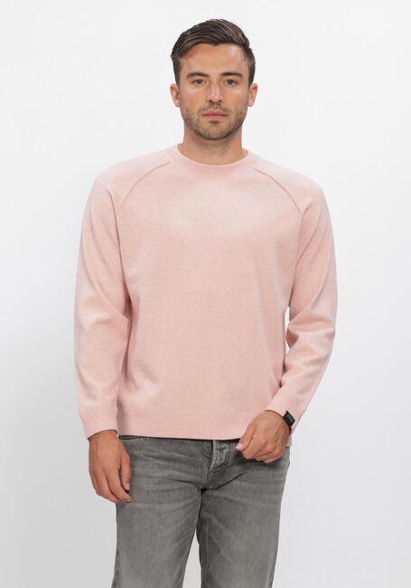 BUTCHER OF BLUE Pull CLIFDEN SWEAT CREW Rose clair - large