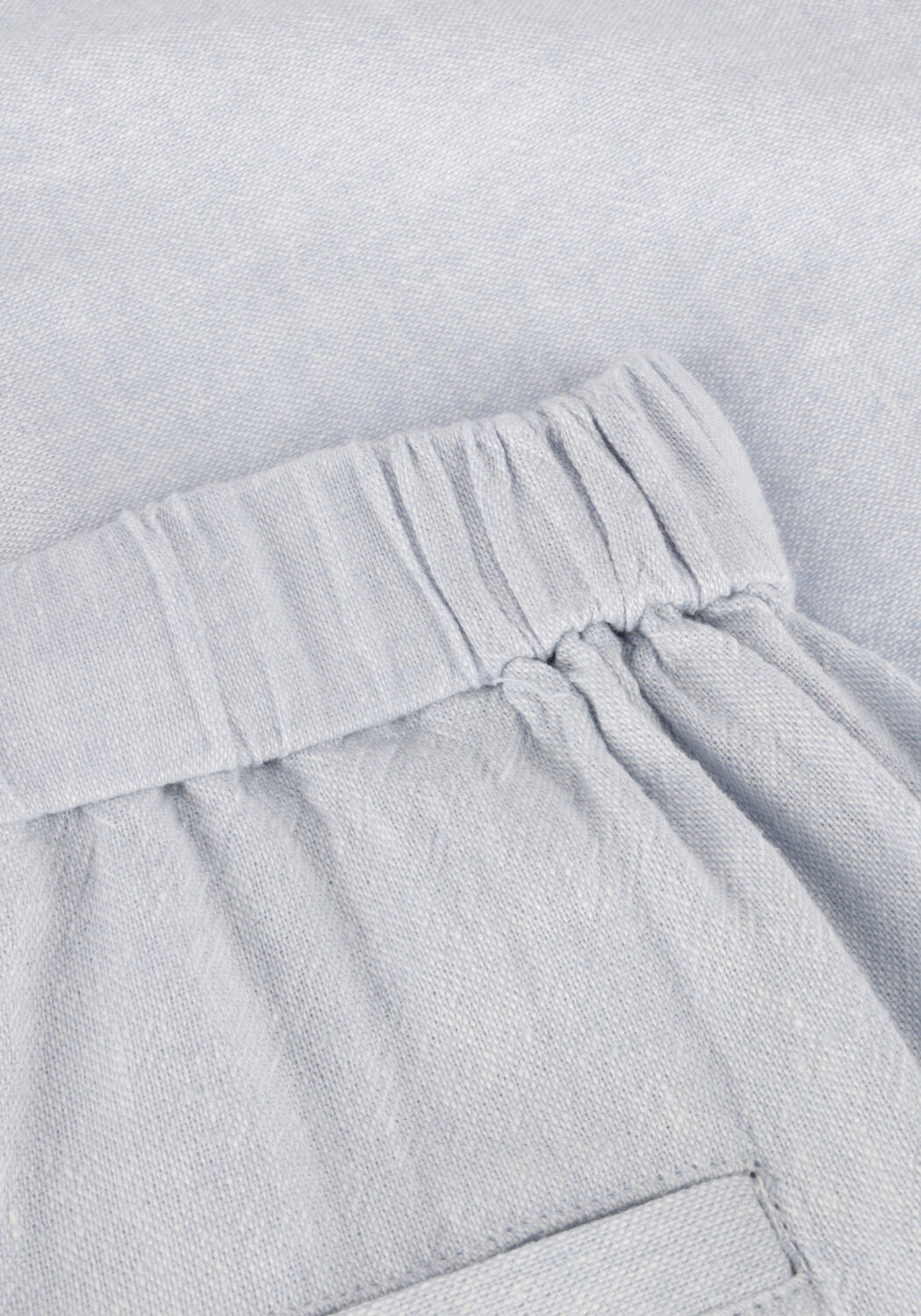 Lichtblauwe MSCH COPENHAGEN Korte broek MSCHPENNIE GINIA HW SHORTS - large