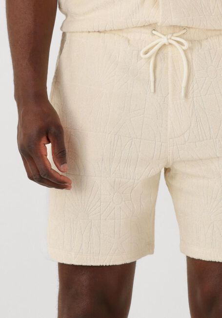 SHIWI Pantalon courte MEN TONY TOWELING SHORTS GEO SUN Écru - large
