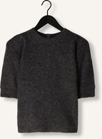 SELECTED WOMEN Haut SLFLULU SS OPEN BACK KNIT O-NECK en gris SELECTED WOMEN Haut SLFLULU SS OPEN BACK KNIT O-NECK en gris - medium