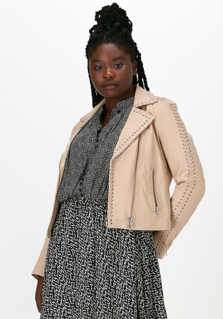 Beige IBANA Leren jas BOWA - large
