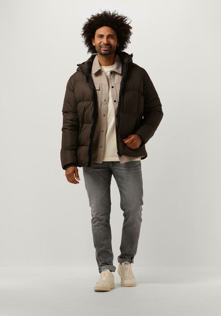 Ecru PUREWHITE T-shirt T-SHIRT WITH LABEL ON CHEST - large