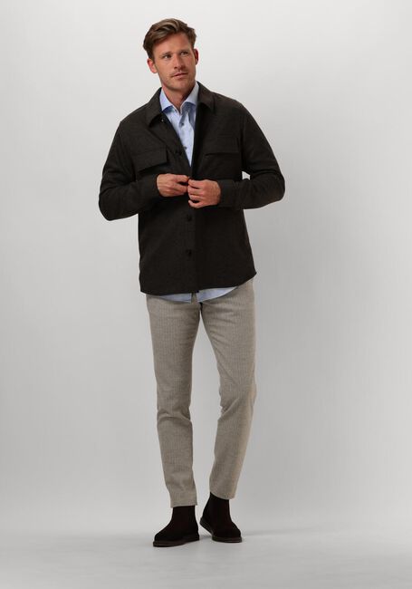 Bruine PROFUOMO Overshirt OVERSHIRT KNITTED - large