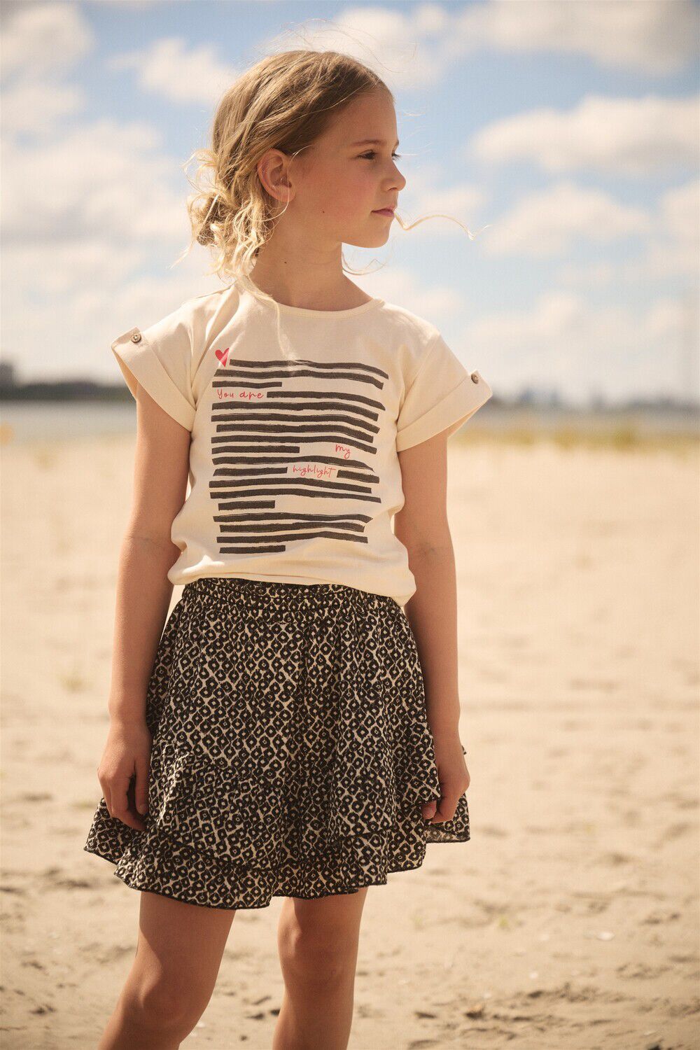 NONO T-shirt KIKI T-SHIRT en beige - large