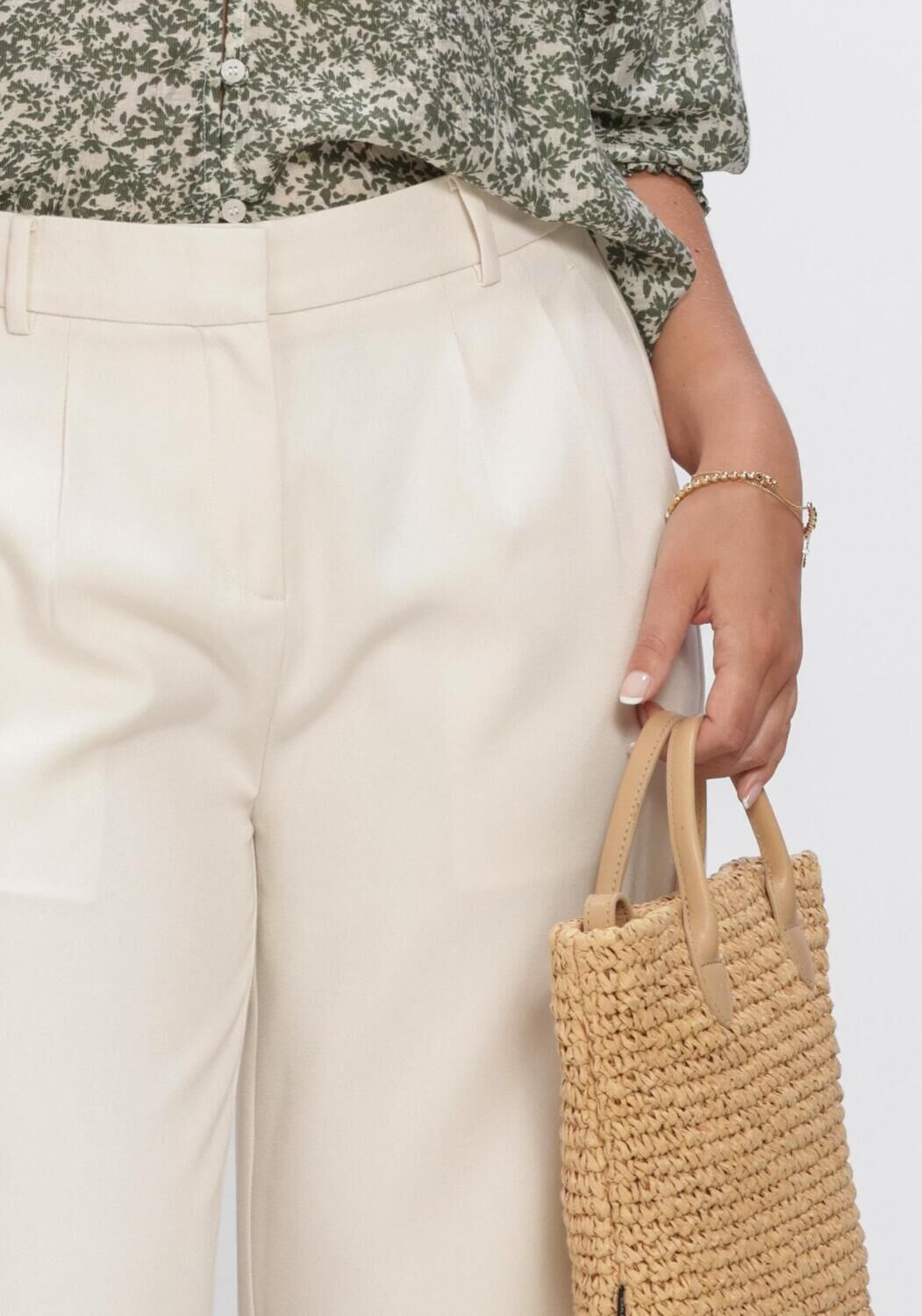 Creme ENVII Pantalon ENDORE PANTS 7092 - large