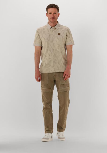 PME LEGEND Polo TWO TONE PIQUE PRINTED en beige - large