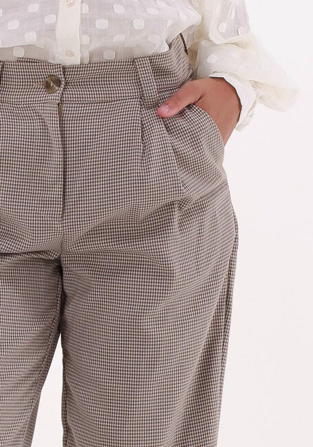Beige MODSTRÖM Pantalon ATTICUS CHECK PANTS - large