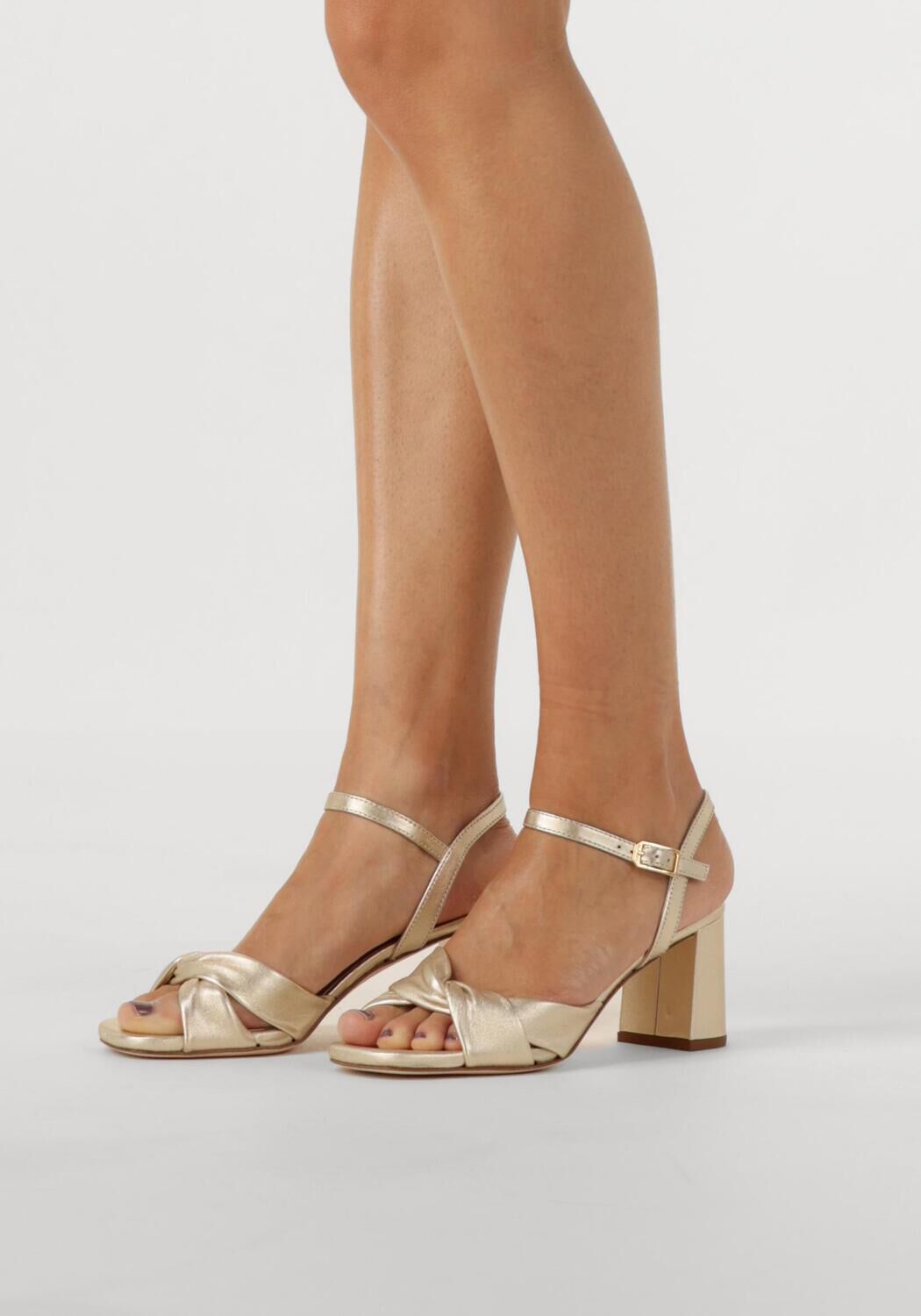 UNISA Sandales &agrave; talons MEDWAY en or - large