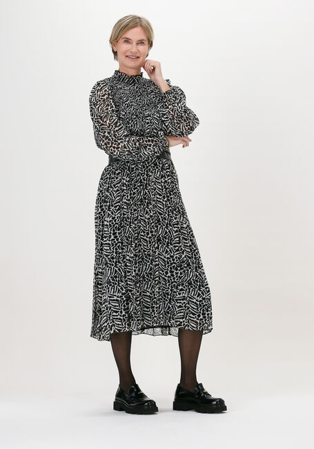 Zwarte SET Midi jurk 73912 - large