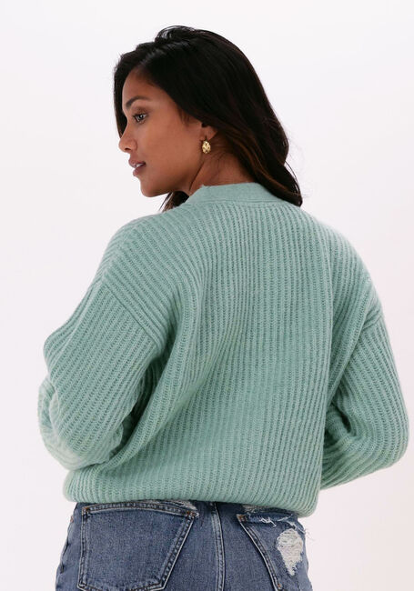SCOTCH & SODA Gilet FUZZY KNITTED CARDIGAN en vert - large