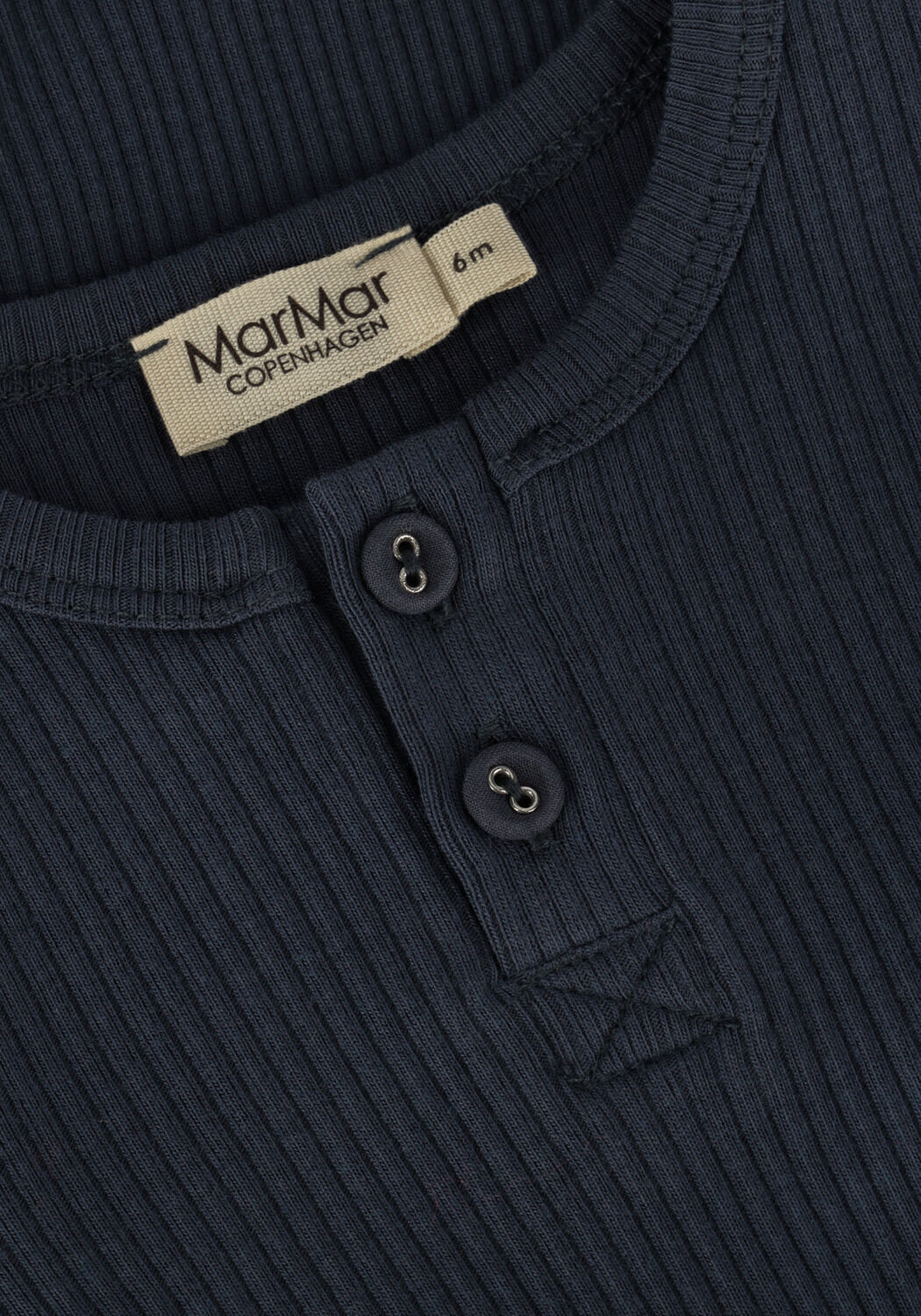 Blauwe MARMAR COPENHAGEN  BODY LS MODAL - large