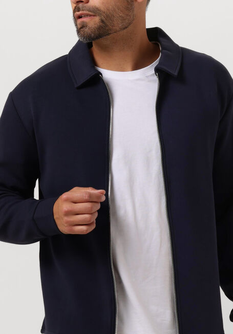 SELECTED HOMME Gilet SLHEMANUEL SOFT FULL ZIP SWEAT NOOS Bleu foncé - large