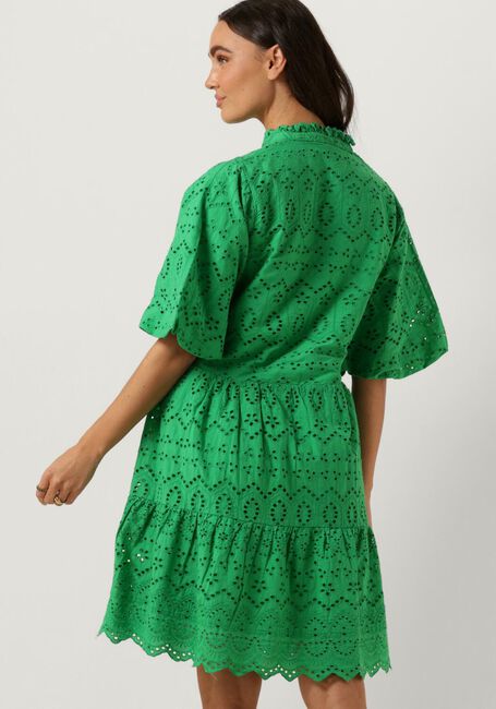 NOTRE-V Mini robe NV-DONNA DRESS BRODERIE ANGLAISE DRESS en vert - large
